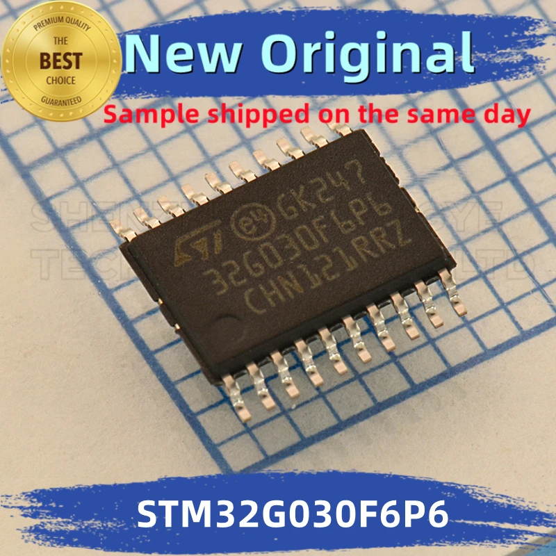 

10PCS/lot STM32G030F6P6 STM32G030F Integrated Chip 100%New And Original BOM matching ST MCU