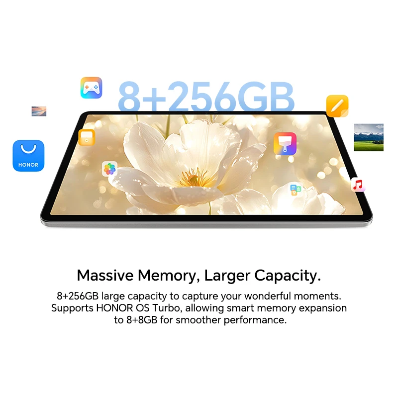 الإصدار العالمي HONOR Pad X9a 6GB + 128GB/8GB + 256GB 11.5 بوصة 2.5K 120 هرتز شاشة LCD بطارية 8300 مللي أمبير في الساعة 35 وات SuperCharge WiFi Android 15
