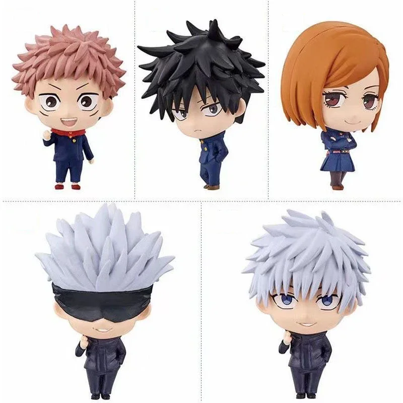 Anime Jujutsu Kaisen Figures GK Kugisaki Nobara Itadori Yuji Satoru Gojo Action Figures 5cm PVC Model Collection Toys Doll Gifts