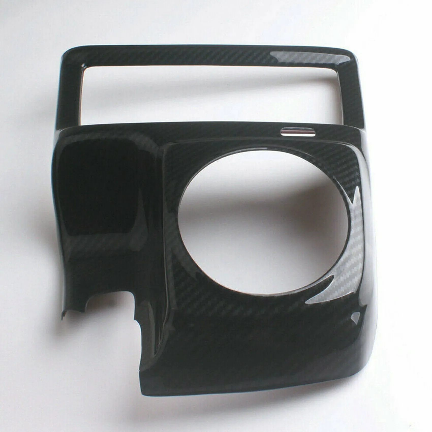 Embellecedor de cubierta de marco de cambio de marchas central Interior de coche, estilo de fibra de carbono, apto para Honda Civic 2006, 2007, 2008, 2009, 2010, 2011