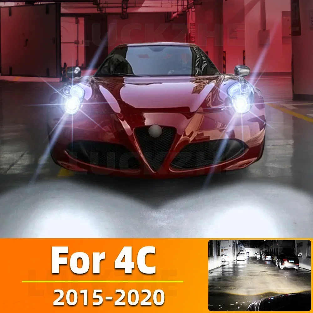 

2Pcs For Alfa Romeo 4C 2015 2016 2017 2018 2019 2020 Car Led Headlight High Low Beam Canbus Headlamp Bulb 20000Lm