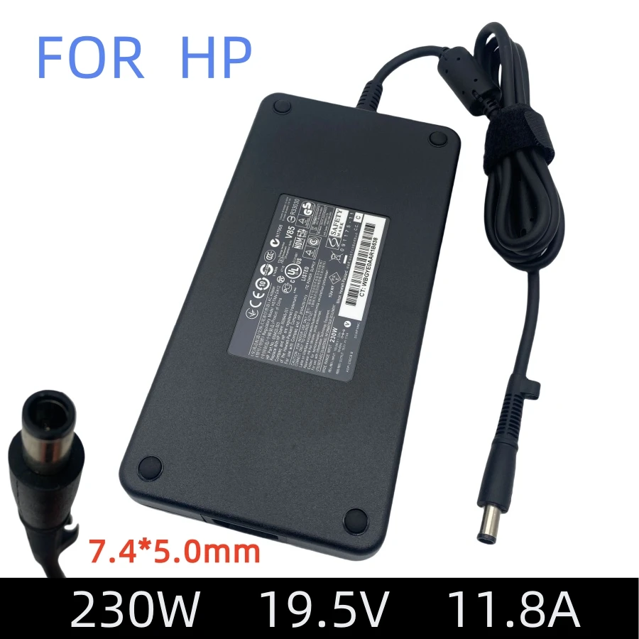 

230W 19.5V 11.8A 7.4*5.0mm AC Adapter Charger For HP EliteBook 8740W 8760W 8770W HSTNN-DA12 Laptop Power Supply
