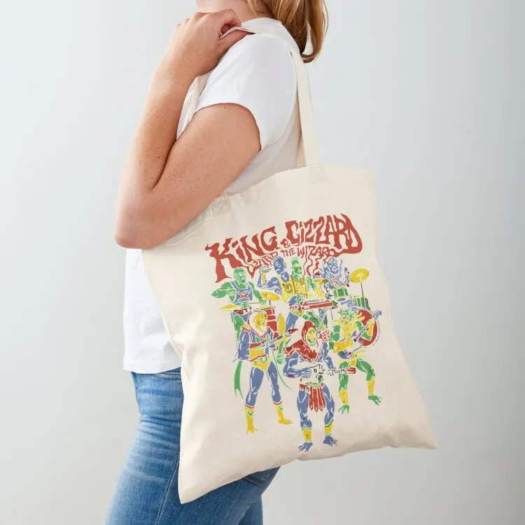 

The gizzard king merch Tote Bag Canvas shoulder bag Gift bags great bag bags woman 2025