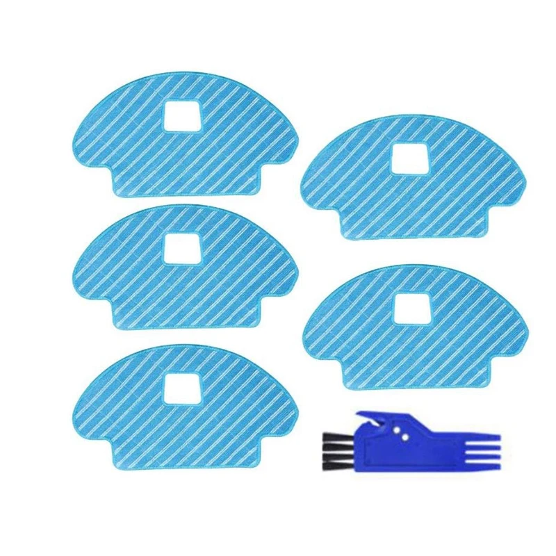 Varrendo Robô Substituição Mop, Microfibra Mop, Wet Wipe, Compatível para Ecovacs Deebot Ozmo 930 Peças de Aspirador, 5 pcs