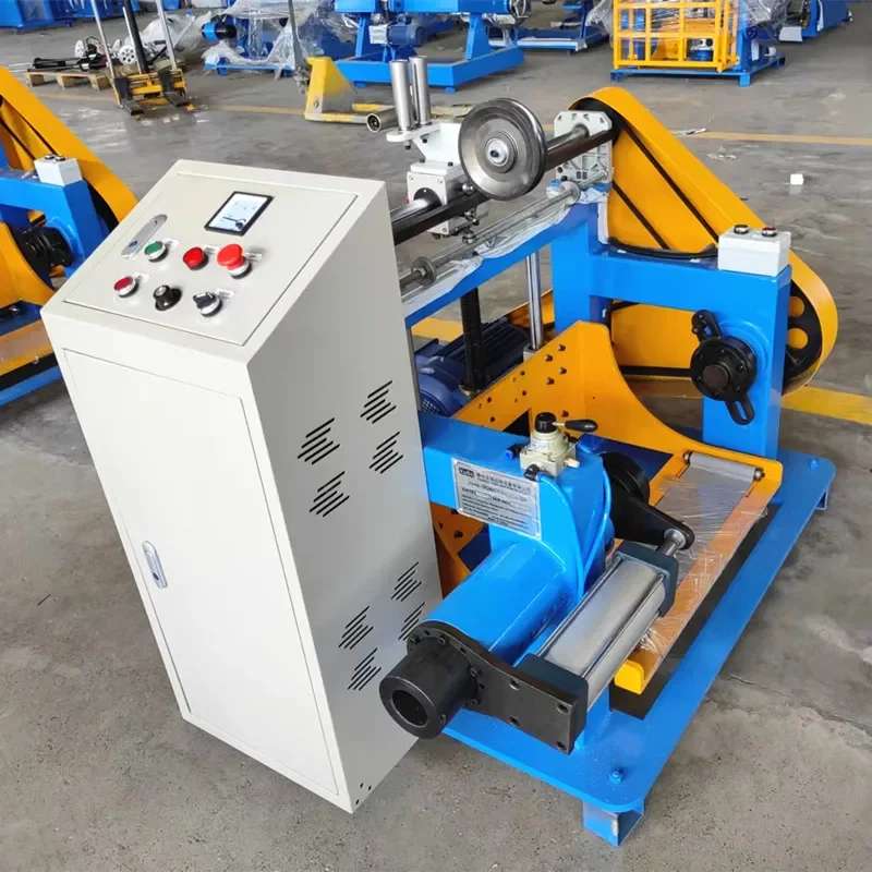 High Precision Feeding and Rewinding/releasing Machine GS140mm Wire Coil Winding Machine