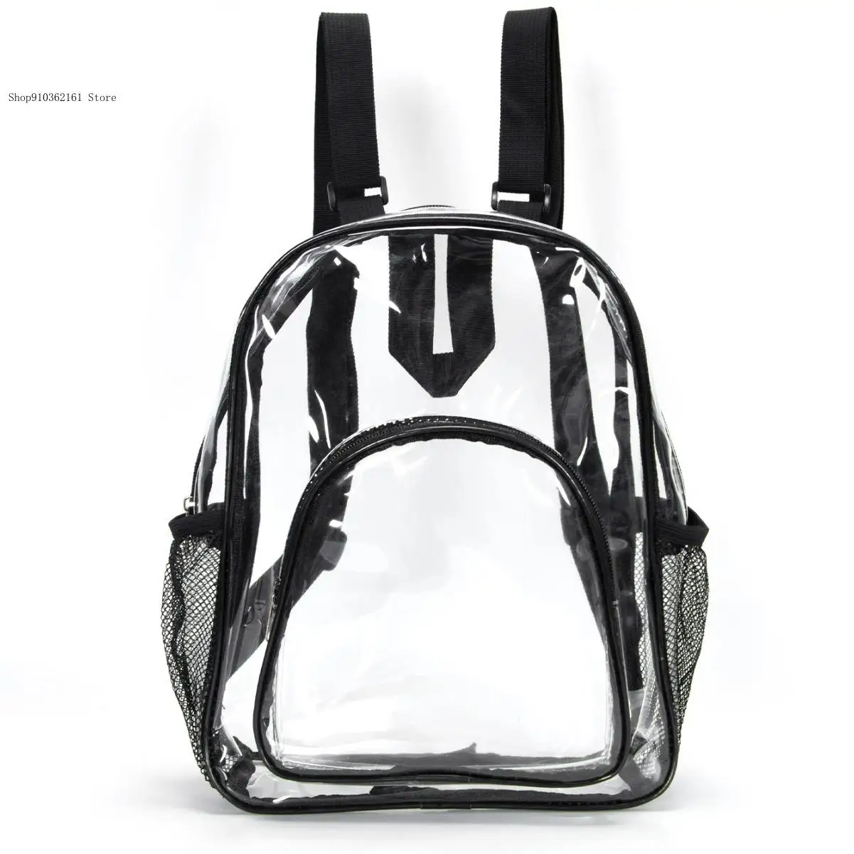 Ins See-Through Large Capacity Korean Version Simple Universal Backpack Casual Tablet Bag for Men and Women