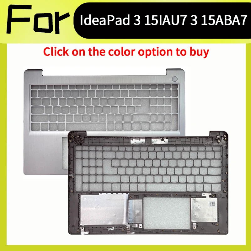 Silver New 5CB1H77949 For IdeaPad 3 15IAU7 3-15ABA7 Palmrest Keyboard Bezel Upper Case C Shell