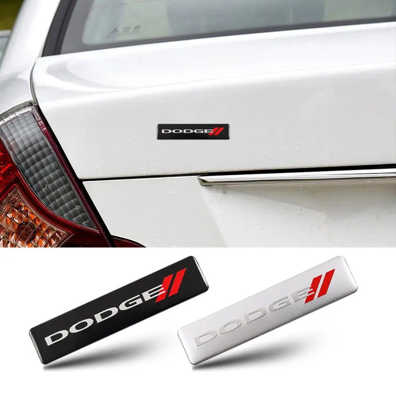 Car Emblem Sticker Accessories For Dodge Hellcat Challenger Shelby Charge Ram 1500 GT350 GT500 Journey Mustang Cobra Caliber