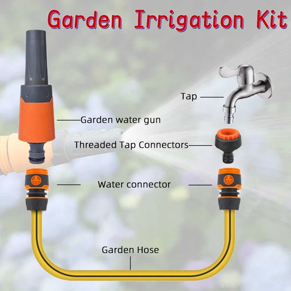 1 Stück 1/2" 3/4" 1" Gartenschlauch-Schnellanschlussadapter -EU-BPS-Gewindeanschlüsse für Wasserhähne, Spritzpistolen und Bewässerungssysteme – Detail 1