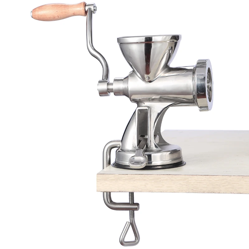 Stainless Steel Manual Meat Grinder Household Vegetable Slicer Sausage Maker Garlic Paste Maker Vegetable Filling Machine