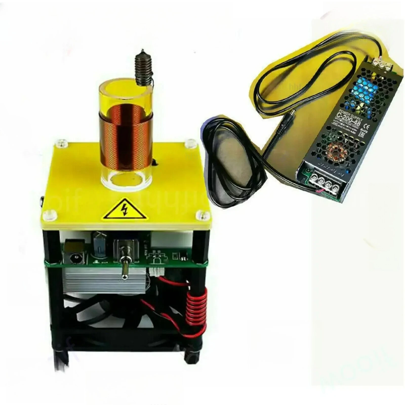for Assembled Tesla Coil Electronic Candle Plasma Candle HFSSTC Playing Music+ Power