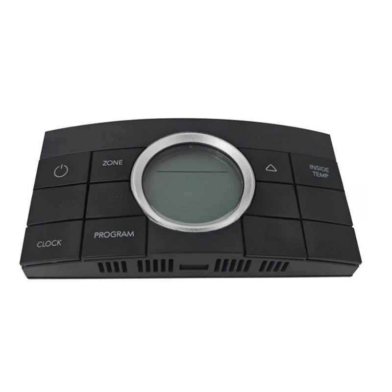 

Thermostat Temperature Control Panel Black for RV