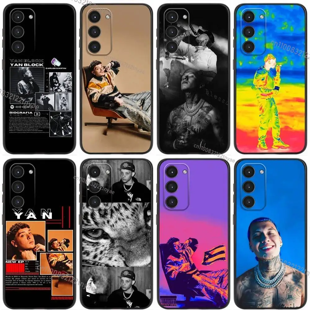 

Y-Yan B-Block 111 444 Rapper Phone Case For Samsung Galaxy A20,21s,22,31,32,52,53,72,73,80,91 Soft Liquid Silicone Black Cover