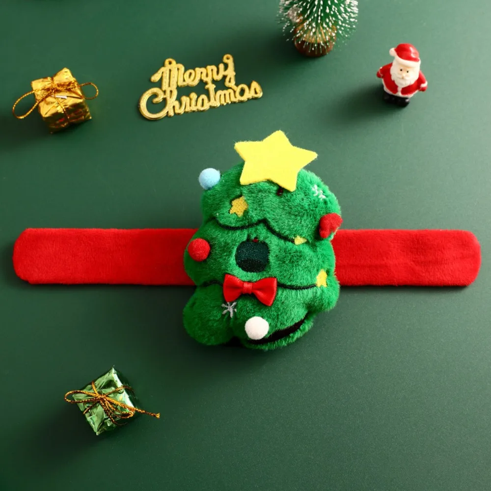 

Забавные плюшевые рождественские браслеты, мягкие куклы, мультяшный браслет, игрушка, обниматели, пощечина, игрушка, подарок для детей