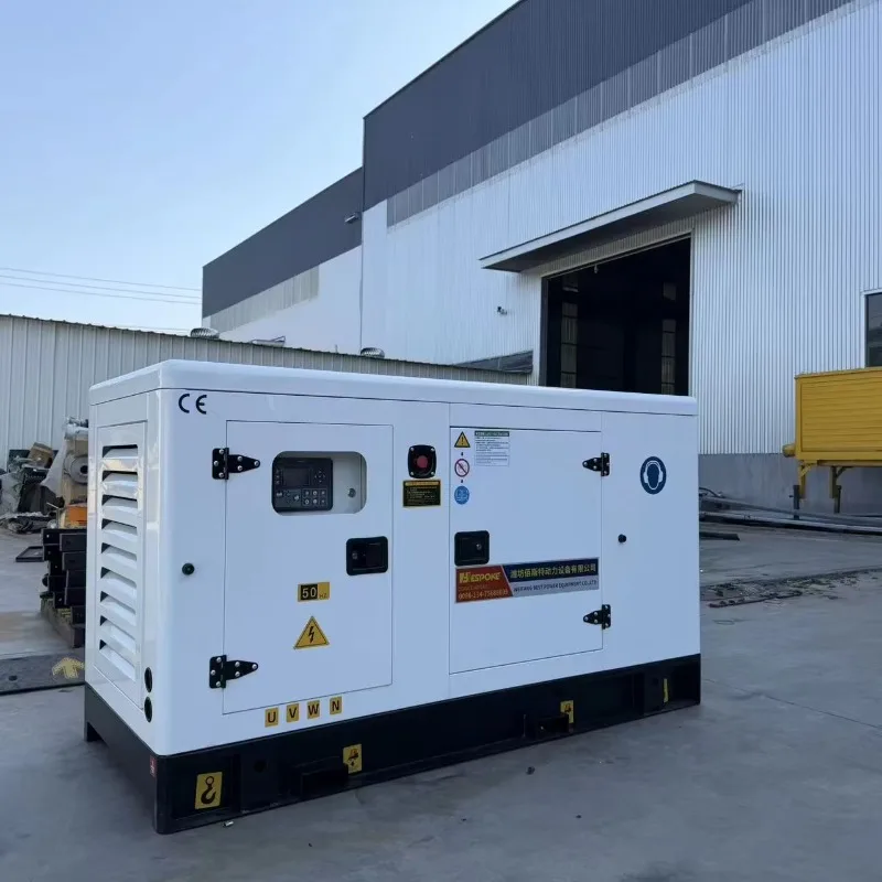 Weatherproof Canopy Diesel Genset UV Rain Dust Protection All Weather Outdoor Operation Scenic Area Street Temporary Power