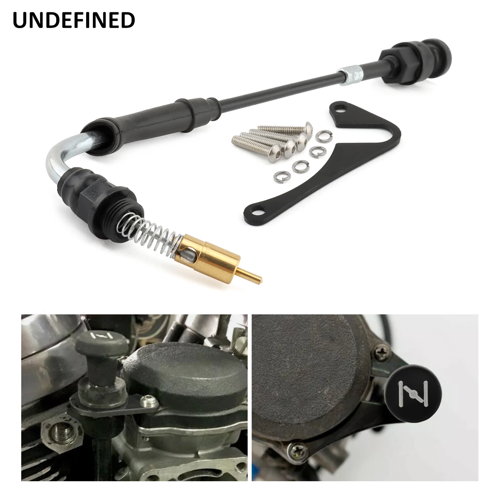 Motorcycle  Idle adjustment Carburetor Choke Cable 27421-99C Black For Harley  Sportster XL883 XL1200 XLH1200 CV40 Big Twin Dyna
