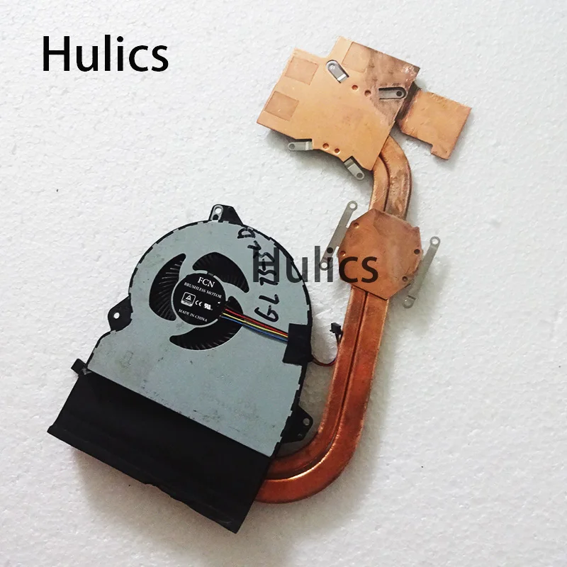 Hulics Used CPU Cooling Radiator Heatsink Fan For Asus ROG STRIX GL753 GL753V GL753VD ZX53V 1323-00VY000 13N1-19A0101