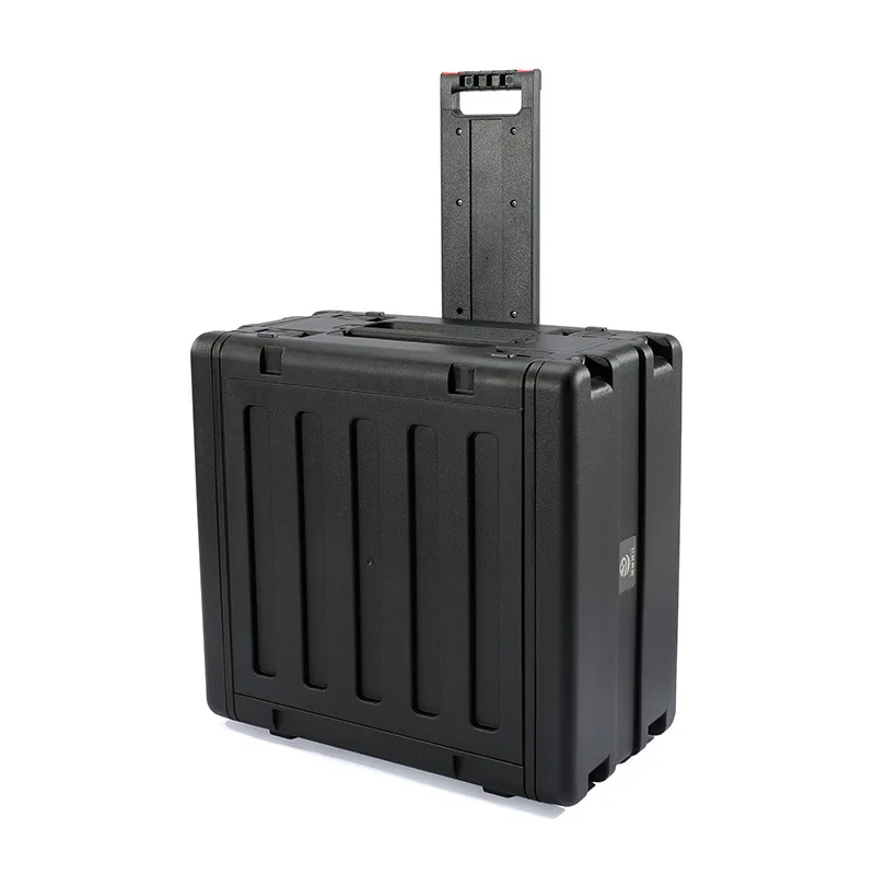 Large-scale injection molding process plastic rack box with pulley
