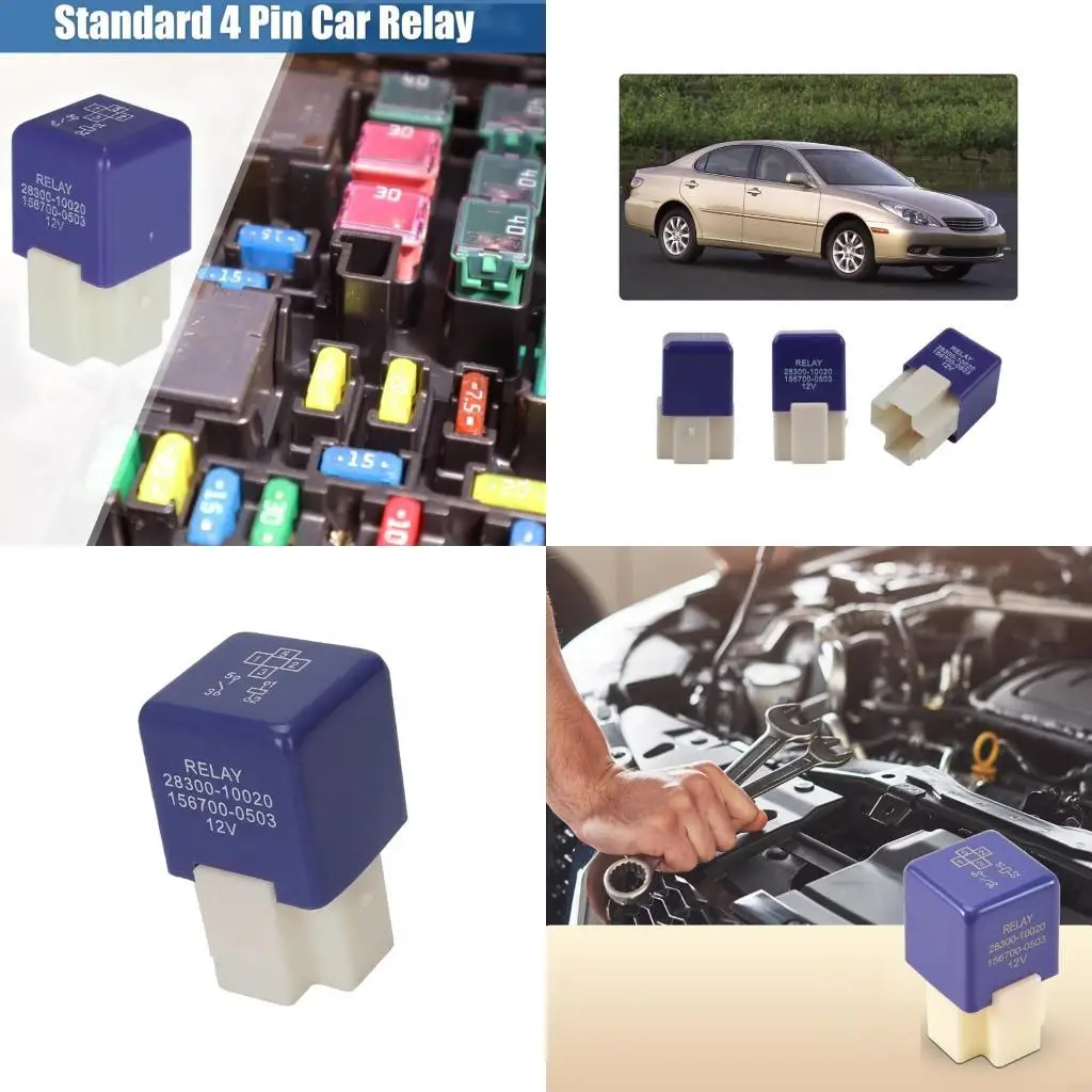 2830010020 Starter Relays 4-Pins 12V Optimized For Vehicle Starting Power New