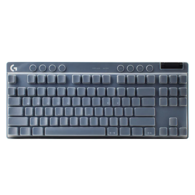 For Logitech G PRO X TKL LIGHTSPEED Logitech G PRO X TKL Rapid Silicone Keyboard Cover Protective film skin Protector