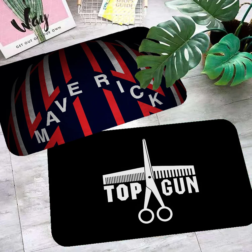 

Top Gun Floor Mat Retro Multiple Choice Living Room Kitchen Rug Non-Slip Modern Home Decor