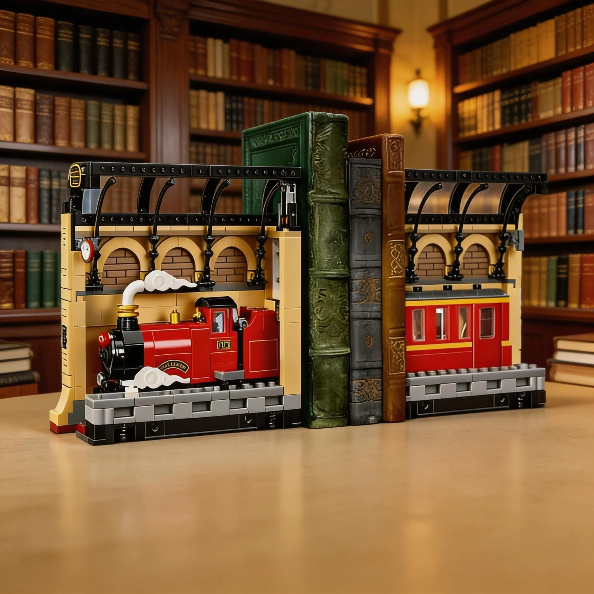 

Новинка 2026: Конструктор-поезд для декора книжной полки, развивающие игрушки из кирпичиков, подарки для мужчин и женщин, праздничные подарки для взрослых