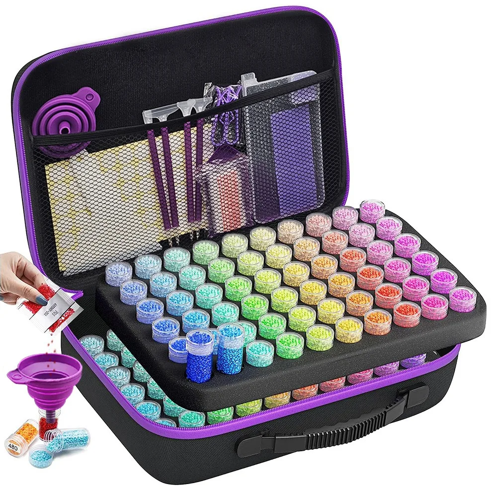 Diamond Painting Accessories Storage Case and Tool Set description 1