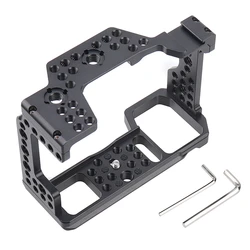 Aluminum Alloy Camera Cage for Sony A7M3/A7R3/A9/A7M2 Rabbit Cage Protective Case Studio Vlog Rig Stabilizer