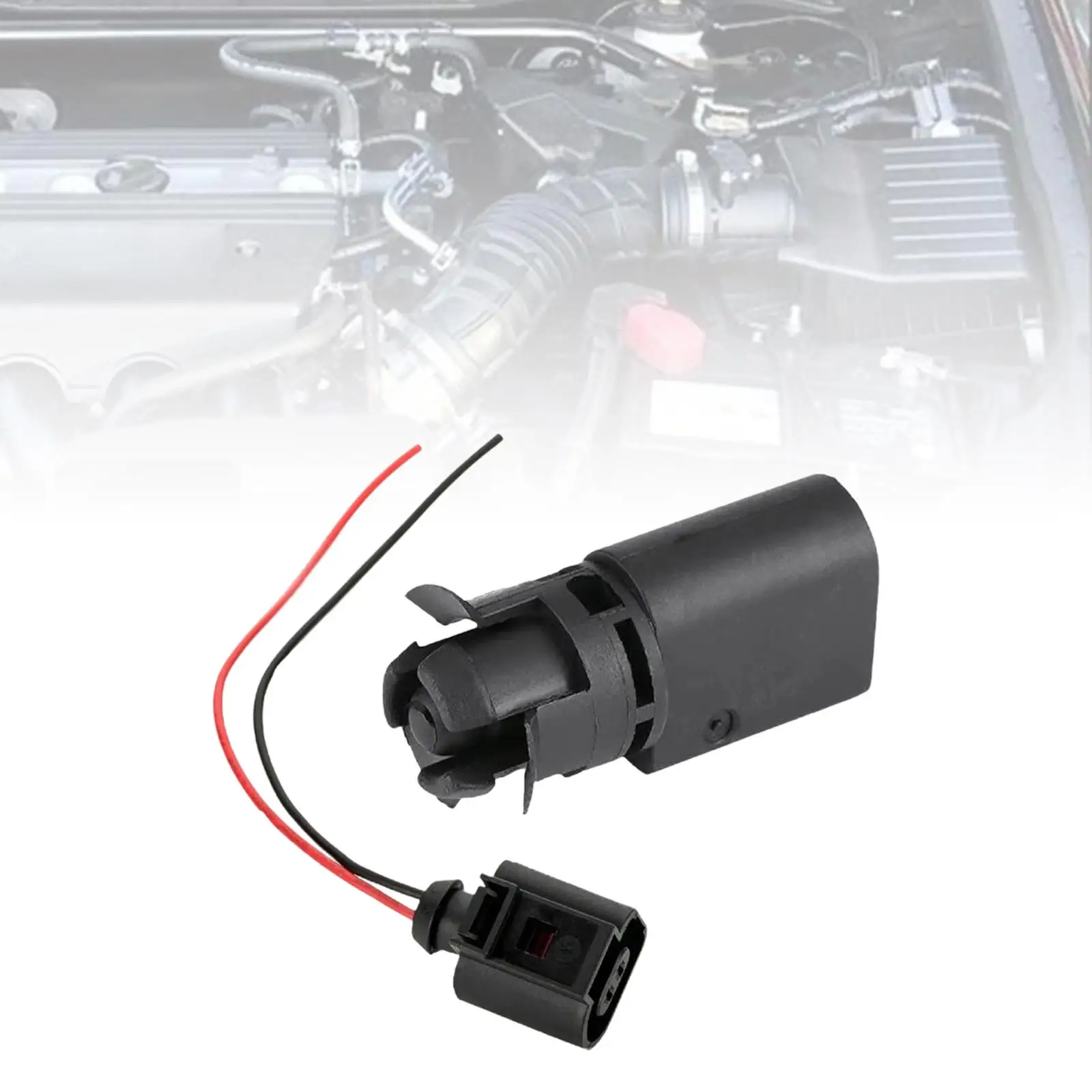 

Air Temperature Sensor with Plug Sturdy Ambient Temp Sensing Accessory Easy to Use for Volkswagen Jetta 1999 to 2009
