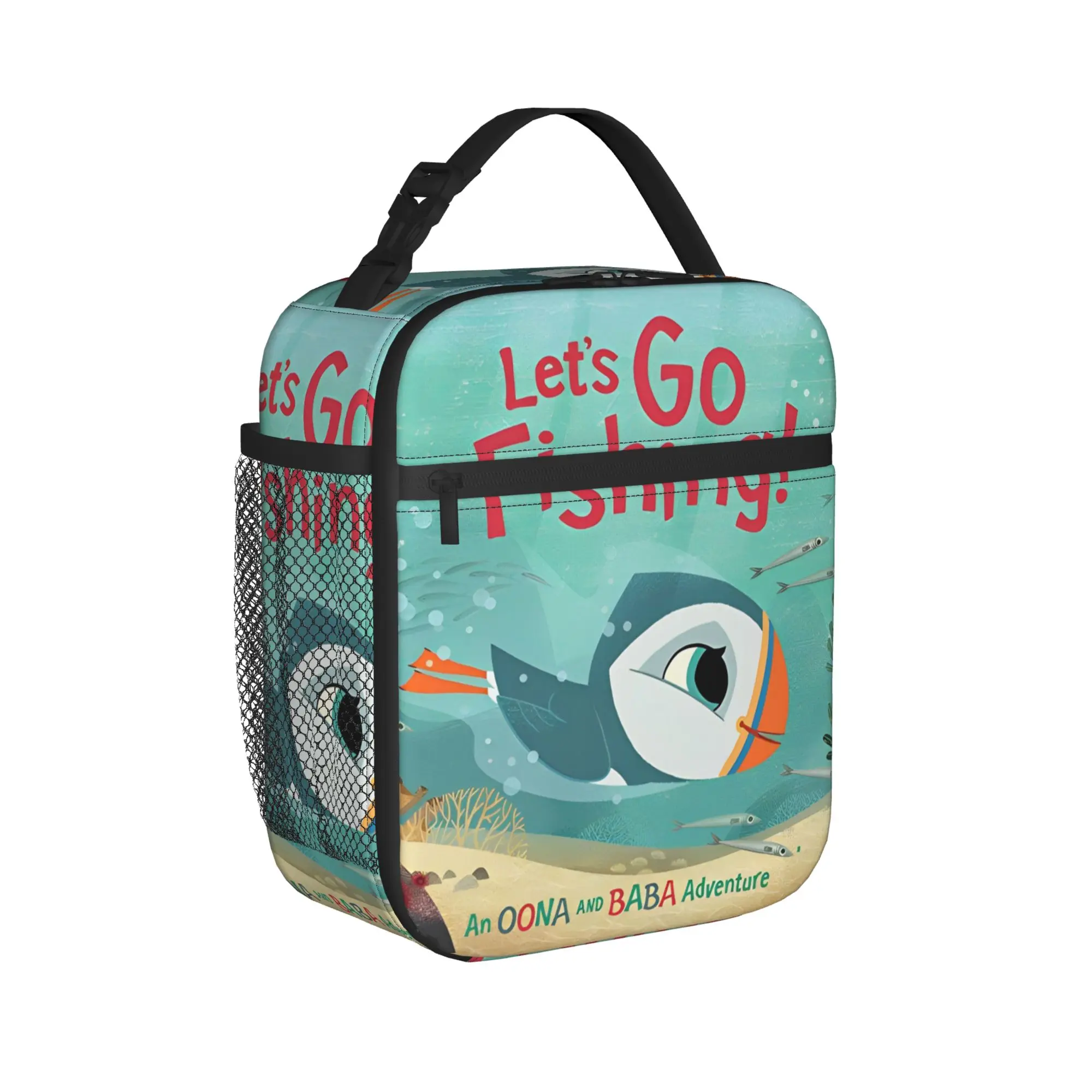 

Термосумка для обедов Puffin Rock Oona, большая, для еды, пляжная, дорожная, для хранения продуктов