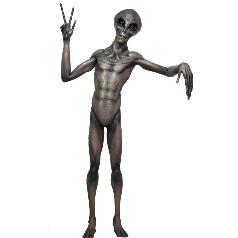 منحوتة من الألياف الزجاجية الغريبة بالحجم الطبيعي مخصصة لمجموعة متحف الشمع