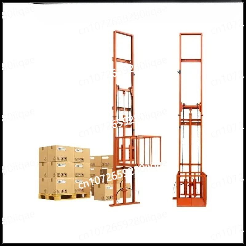 

Cargo Elevator Hydraulic Lift Platform Home Hoist Small Electric Lift