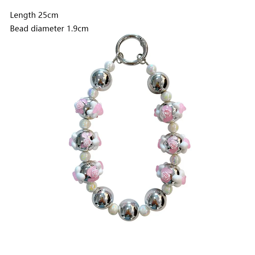 New Luminous Luminous Mobile Phone Chain Acrylic Anti-lost Bag Pendant Multifunctional Car Key Chain