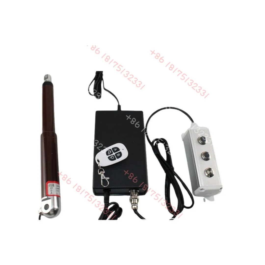 

Cross-border pen electric push rod miniature lifting rod frequency conversion telescopic rod controller 12V24V withremotecontrol
