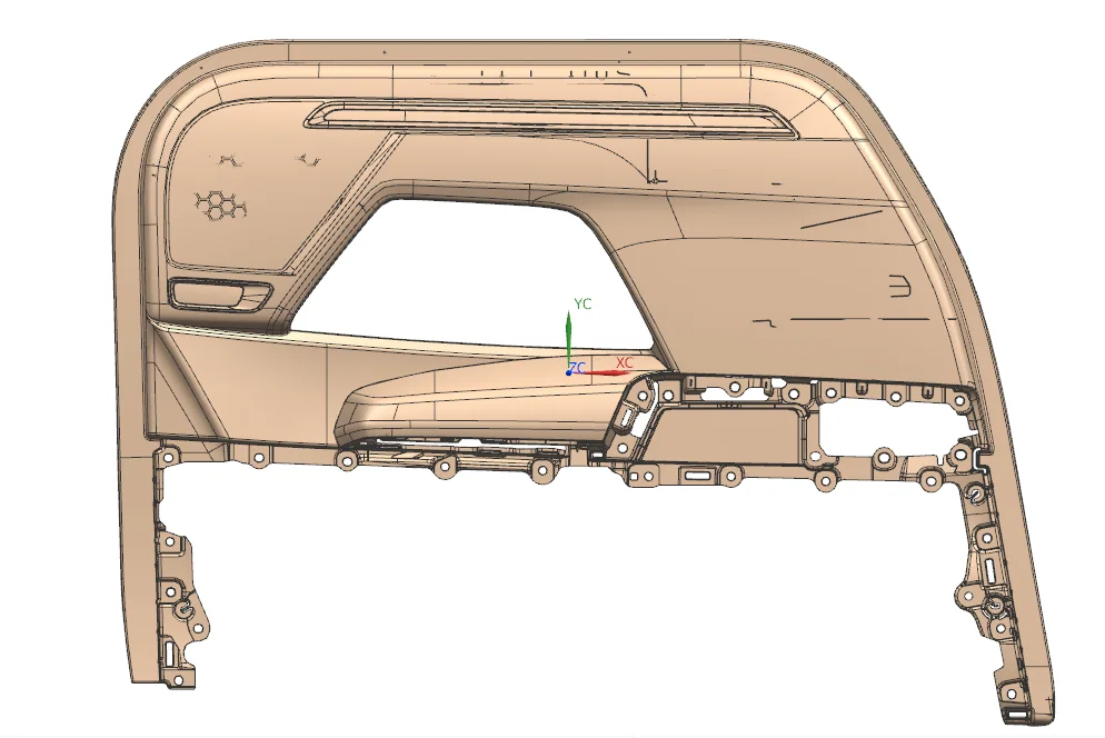 Manufactory Direct Customized Automotive Plastic Mold Car Front Door Body