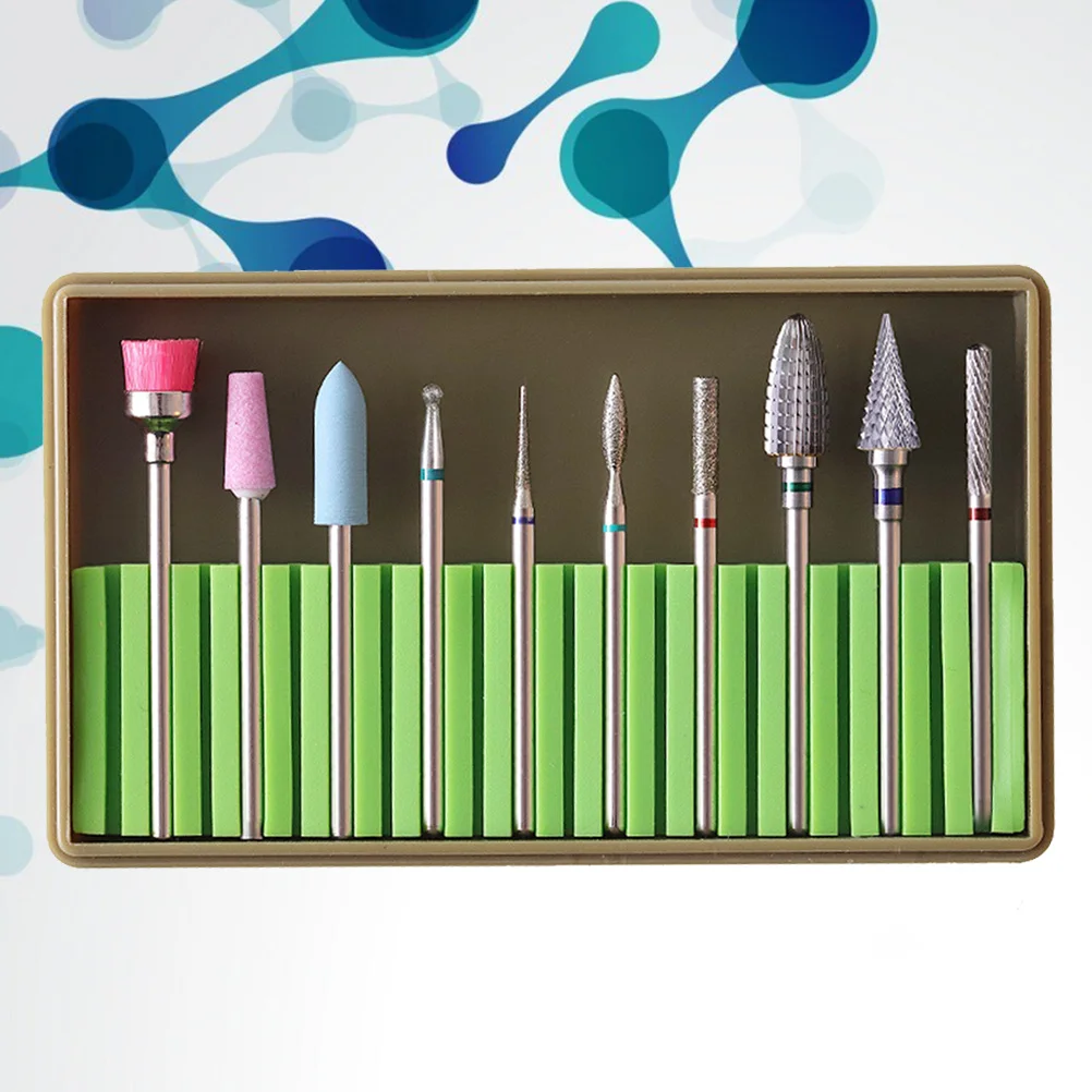 

1 Set Nail Drill Bits High-Quality Ceramic Grinding Head For Gel Acrylic Nails Manicure Tools Electric Polisher Manicure Drill