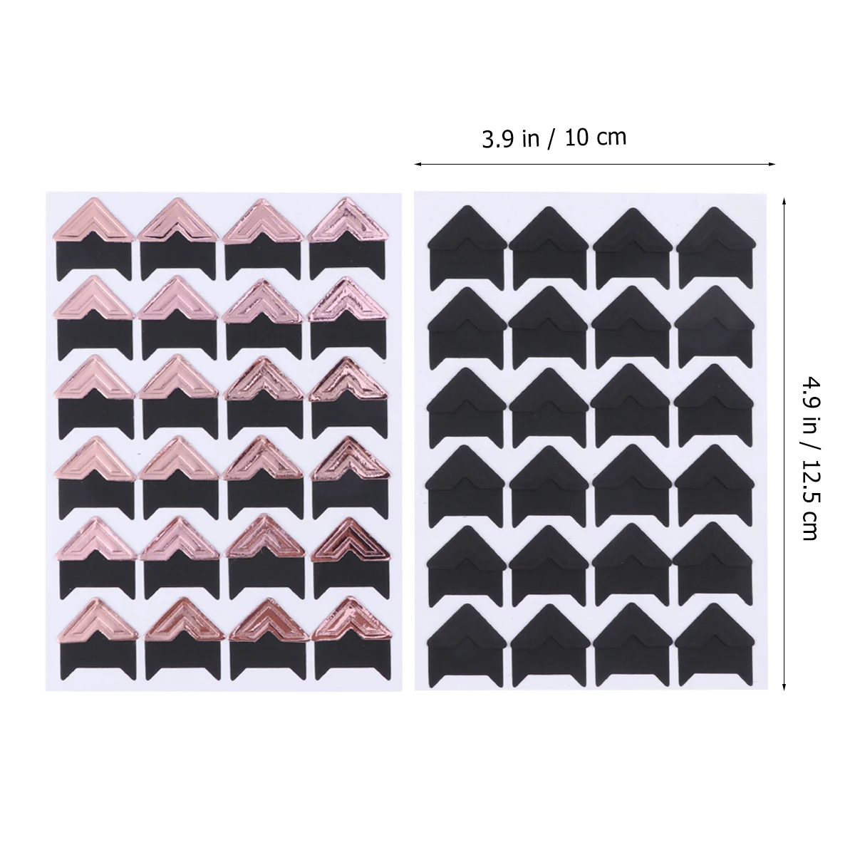 

10 Sheets Corner Album Stickers DIY Scrapbooking Album Paper Corner Stickers Diy Scrapbooking Sticker Craft Supplies