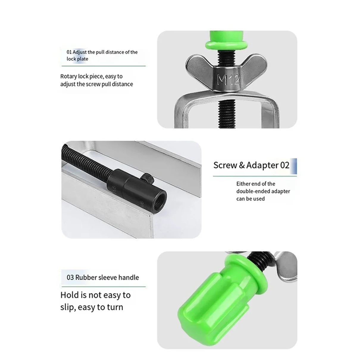 

A47ZZ Steering Wheel Lock Plate Remover for Installation of Lock Plate Snap Rings Steering Wheel Lock Plate Remover Hand Tool