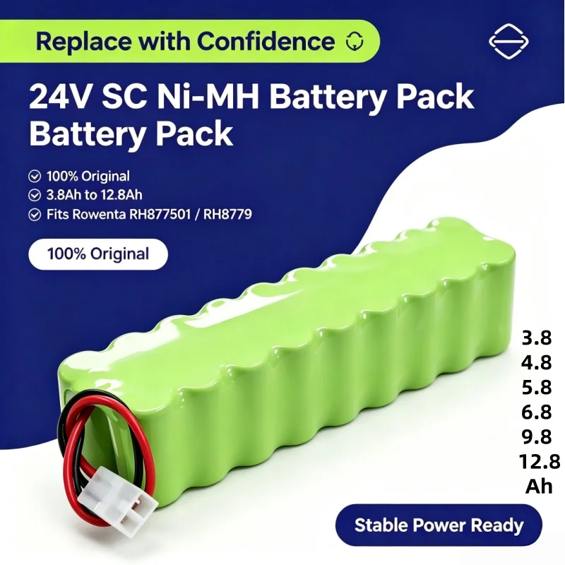 24V Ni‑MH 3800‑12000mAh Spare Battery Pack Suitable For Lpega RH8770 RH8771WS RH87501