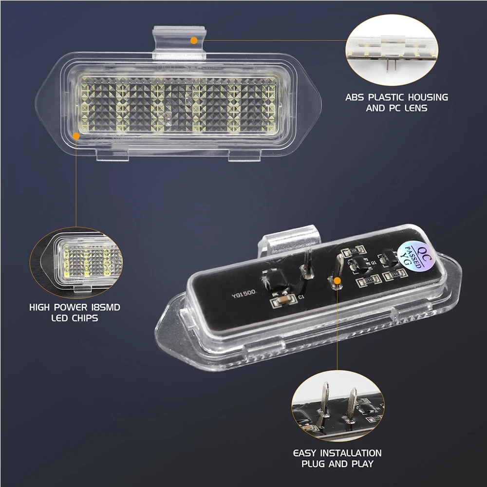 2 Stuks Led Zijspiegel Achteruitkijklicht Voor Chevrolet Silverado 1500 Lawine Tahoe / Cadillac Escalade 2003-2006 Plaslampen