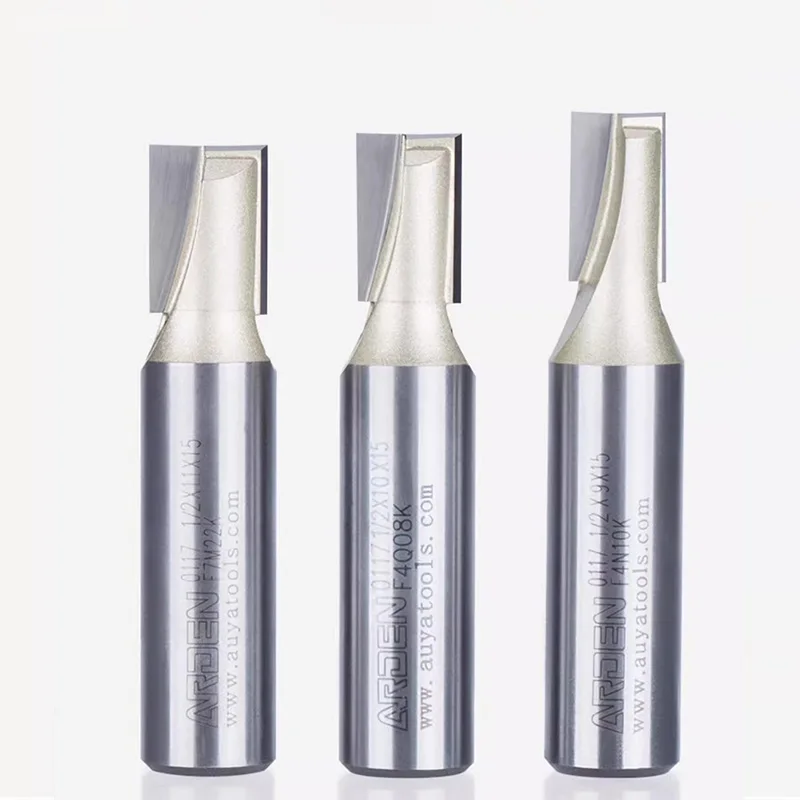 Arden Carbide Bottom Cleaning Router Bit 1/2 inch Shank for Wood MDF TCT Flat Bottom End Mill CNC Engraving bit Arden Cutter