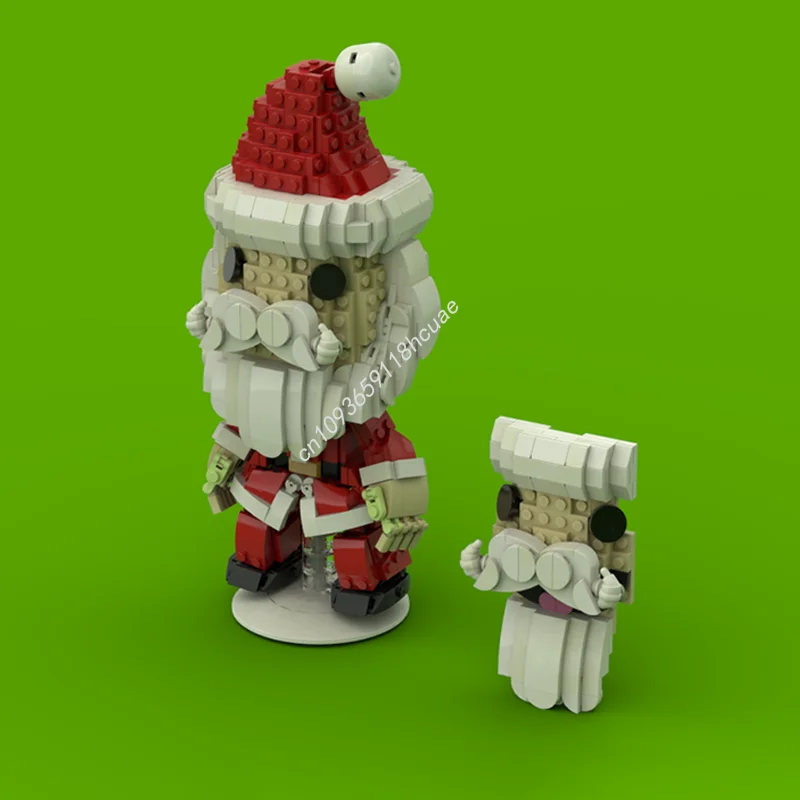 943pcs MOC Sackboy Kerstman Kostuum Seizoensmodel Bouwstenen Architectuur Kerstcadeau DIY Idee Onderwijs Speelgoed Kinderen Verjaardag