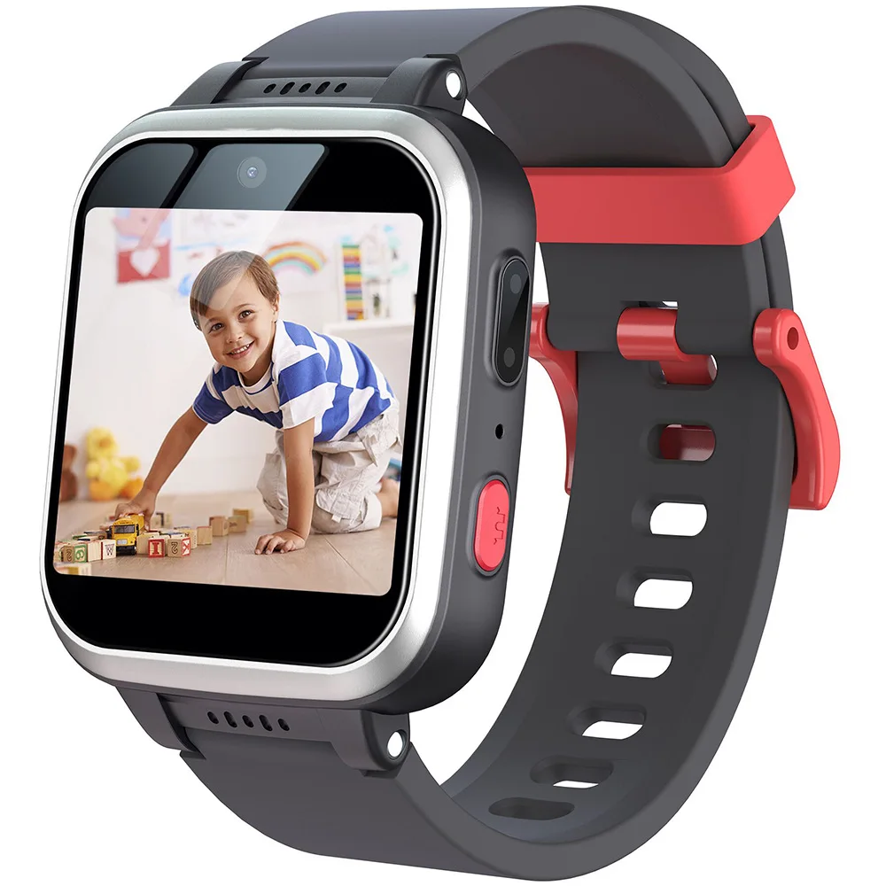 Kinderspellen Telefoonhorloge Y90 Entertainment Muziek Functie Rekenmachine Stappentelling Foto Aangepaste wijzerplaat voor kinderen Verjaardagscadeaus