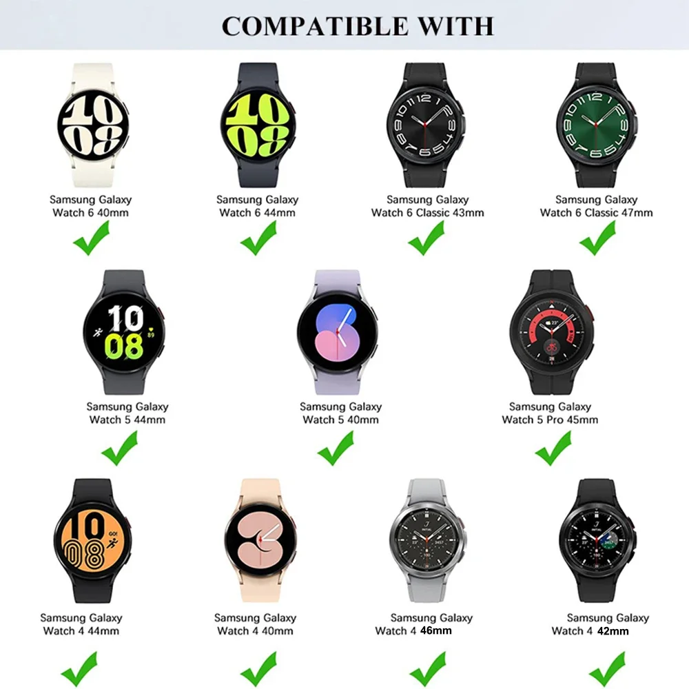 Ремешок силиконовый для Galaxy Watch 6 4 40 мм 44 мм 5 Pro 45 мм, оригинальный классический спортивный мужской браслет, 42 мм