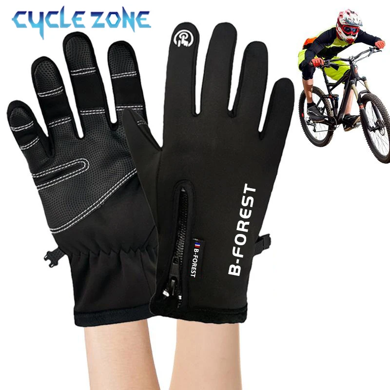 Winter Radfahren Handschuh Wasserdicht männer Handschuhe Winddicht Sport Angeln Touchscreen Motorrad Ski Nicht-slip Warme Fahrrad Frauen Handschuhe