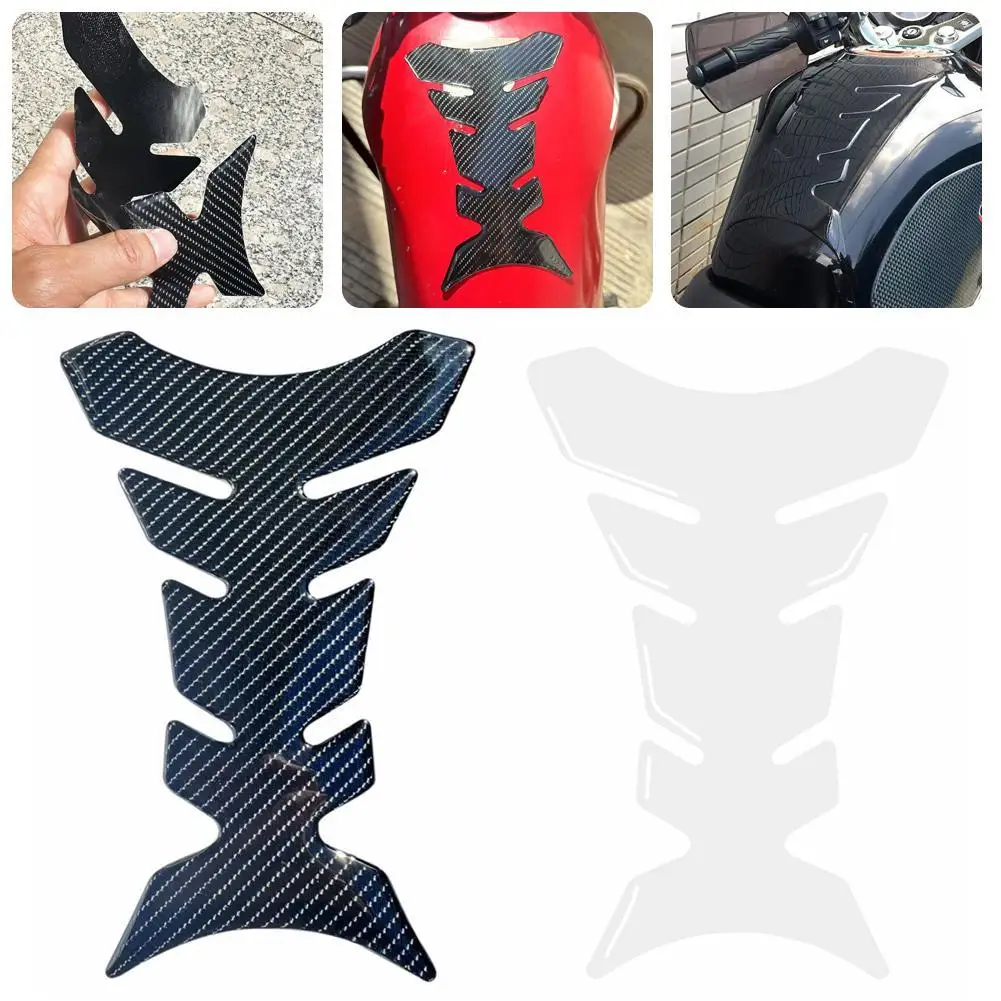 

1PC Carbon Universal Motorcycle Tank Pad Protector Sticker 3d Decal For Yamaha Honda Kawasaki Ktm Bmw Ducati Suzuki