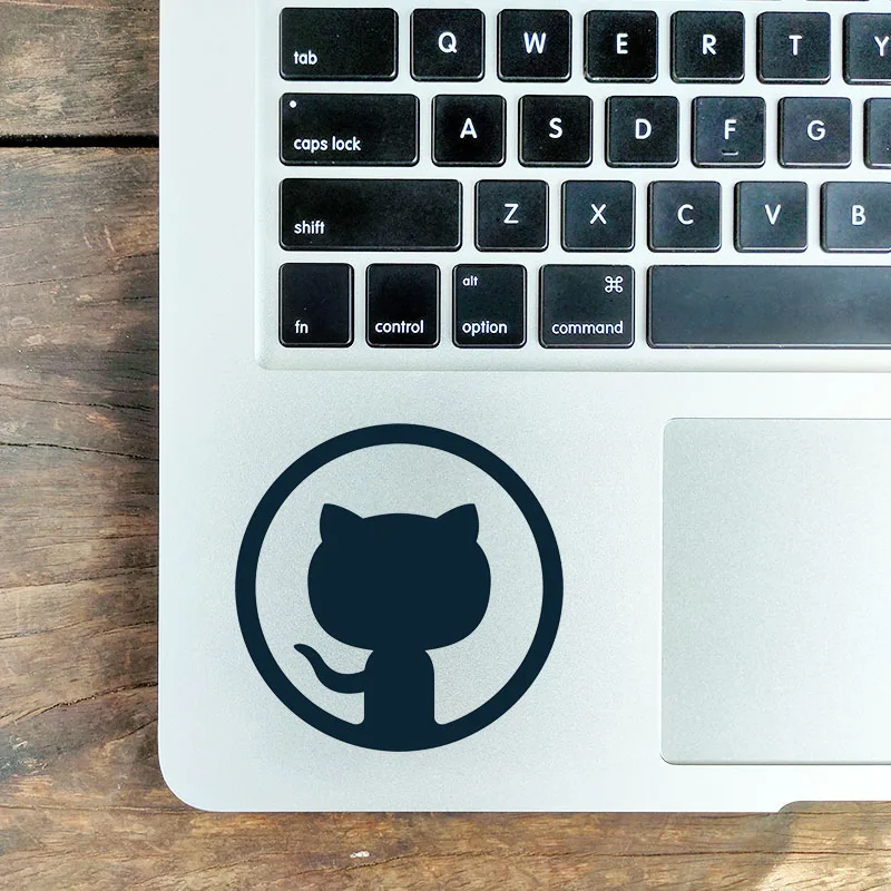 Github Programmers Vinyl Decor Trackpad Laptop Stickers for Macbook Pro 14 Air Retina 13