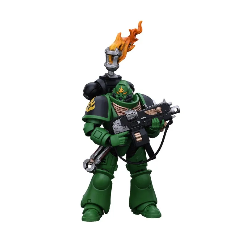 [Pre-Sale] JOYTOY Salamanders Intercessors Brother Haecule จ่าสิบเอก Tsek'gan 1/18 ตัวเลขการกระทํา Warhammer 40K อะนิเมะตุ๊กตาของเล่น J