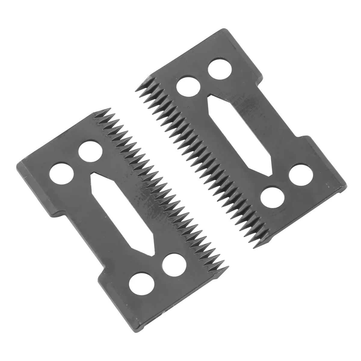 2 Pcs Ceramic Blade Ceramic Replacement Cutter ,28 Teeth Ceramic Clipper Blade Replacement Cutter 2-Hole Clipper,Black