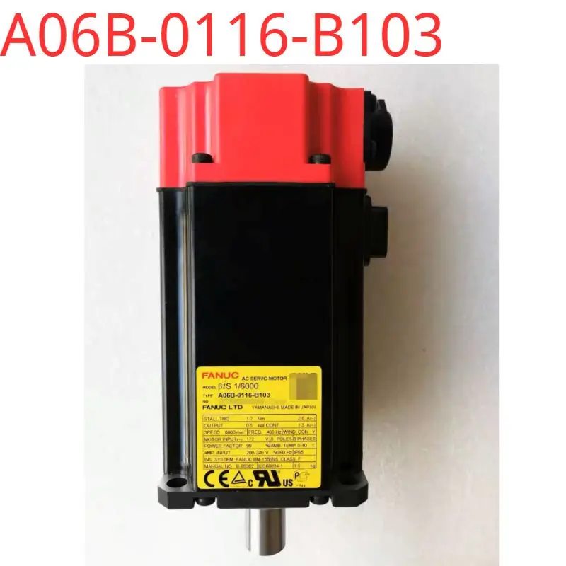 A06B-0116-B103 FANUC robot servo motor small motor detection OK